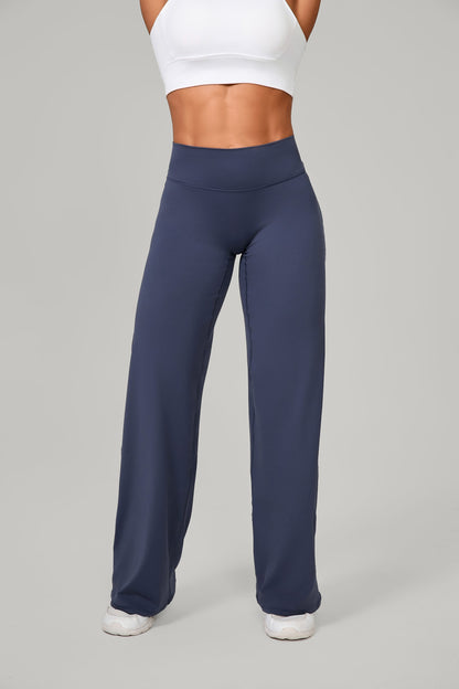 Flow High-Rise Wide Leg Pant - Azul