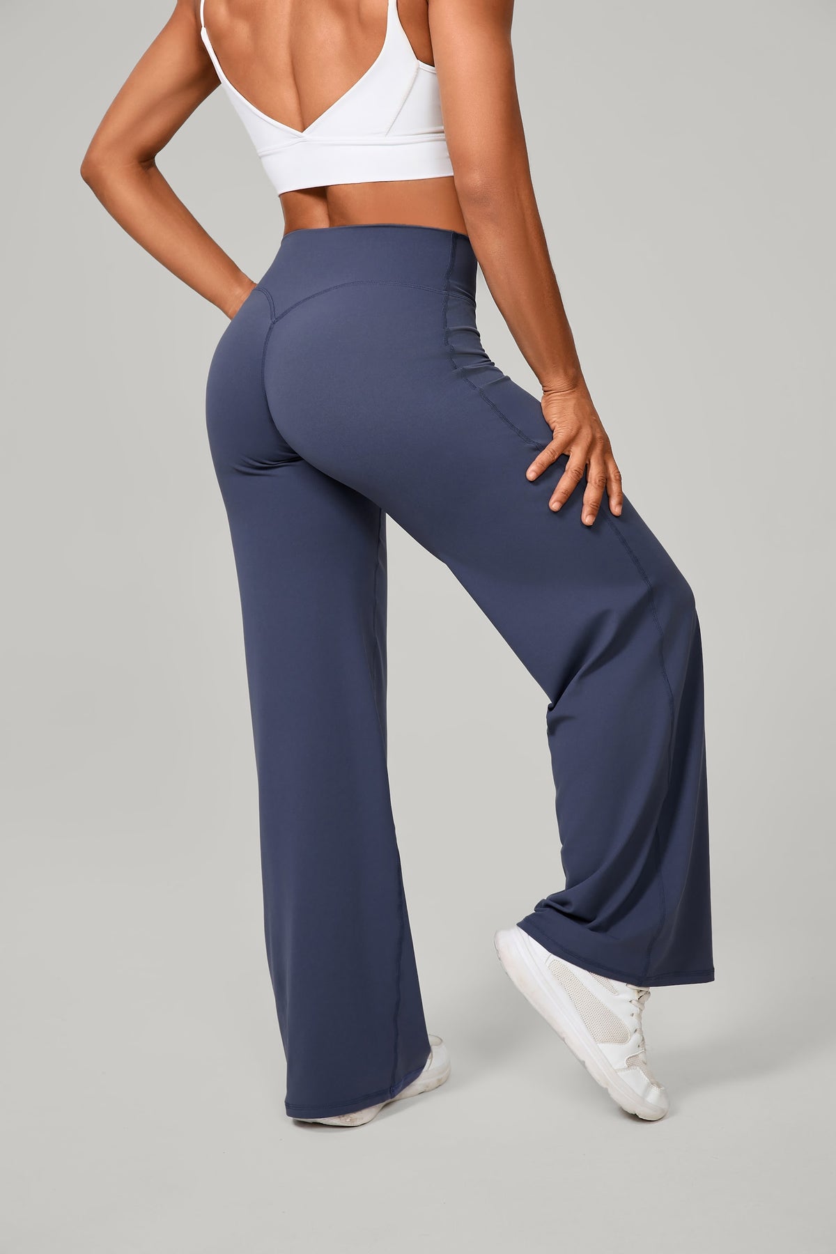 Flow High-Rise Wide Leg Pant - Azul