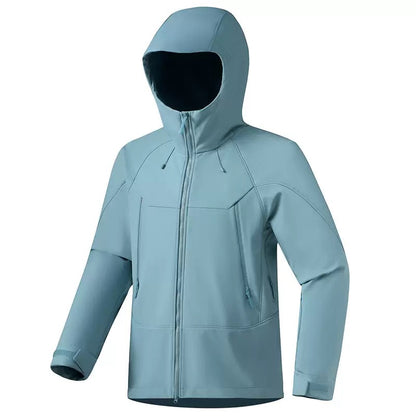 Softshell Hooded Jacket Azul