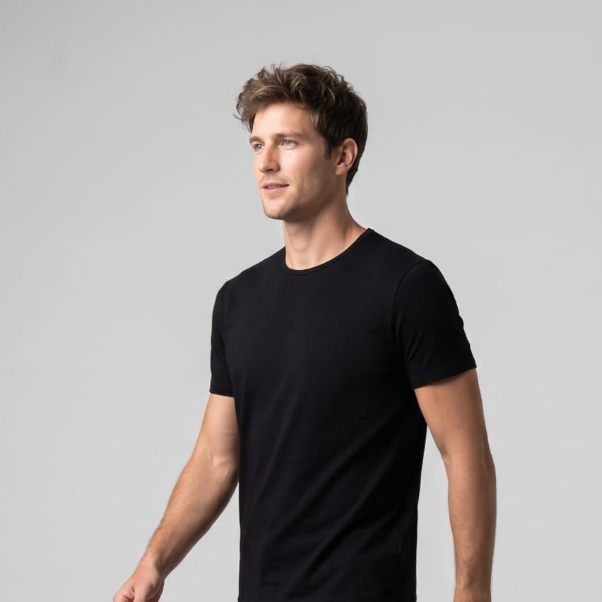 Essential Crew Tee Black