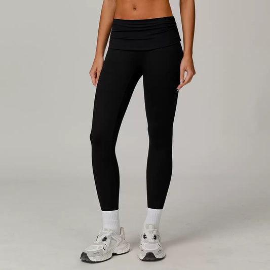 Foldover Legging Black