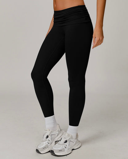 Foldover Legging Black