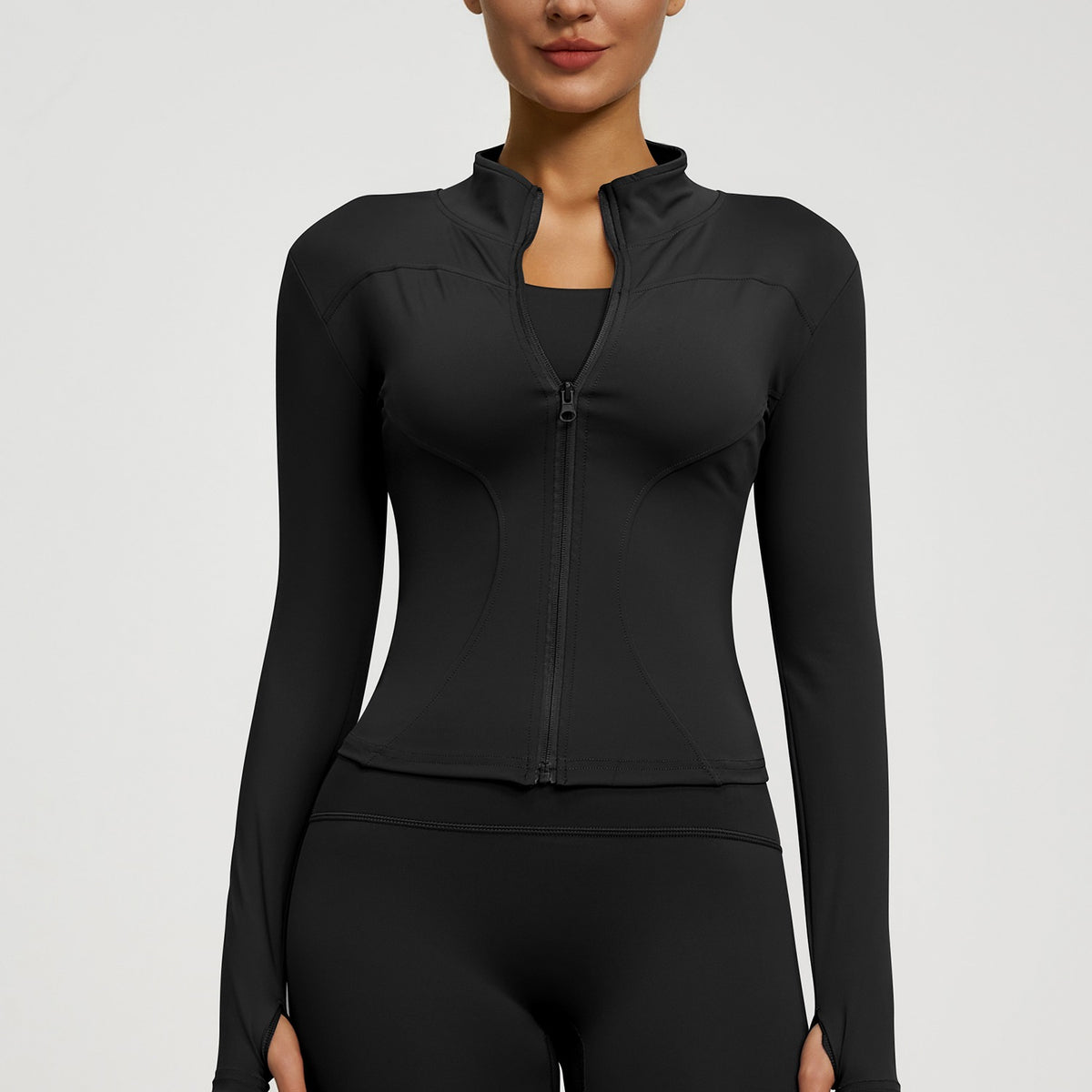 Sculpt Fitted Jacket Black
