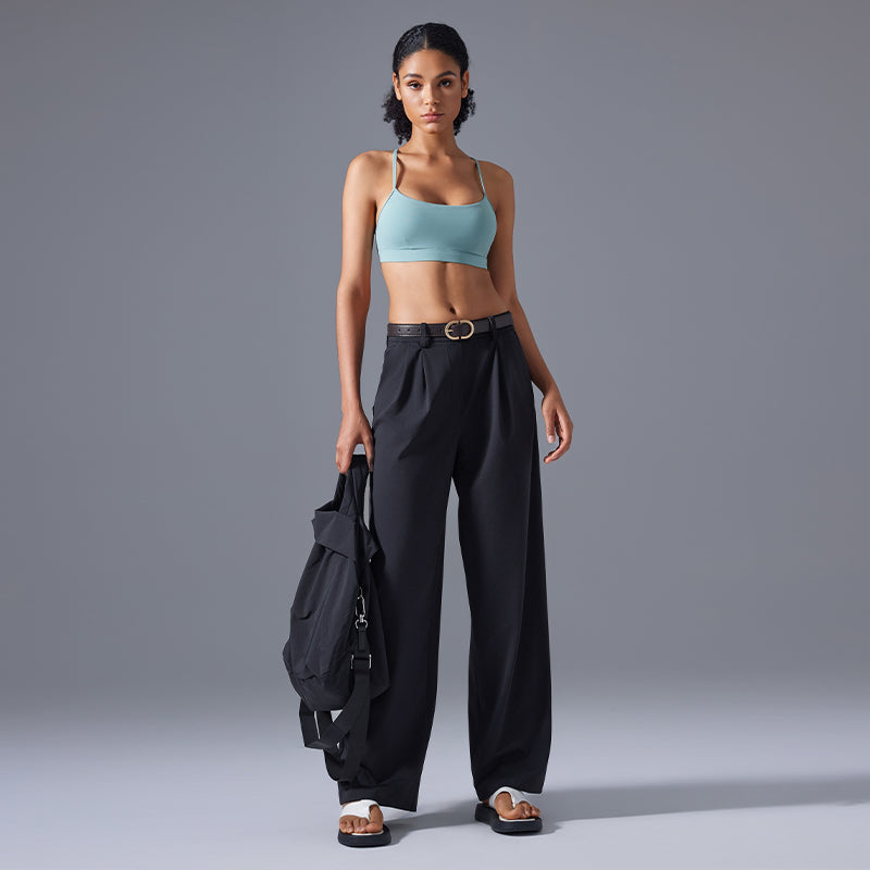 Wide Leg Pleated Pant
