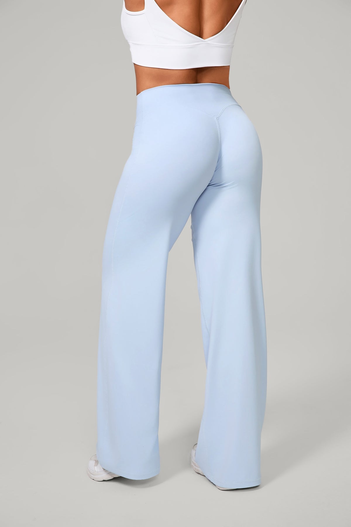 Flow High-Rise Wide Leg Pant - Celeste