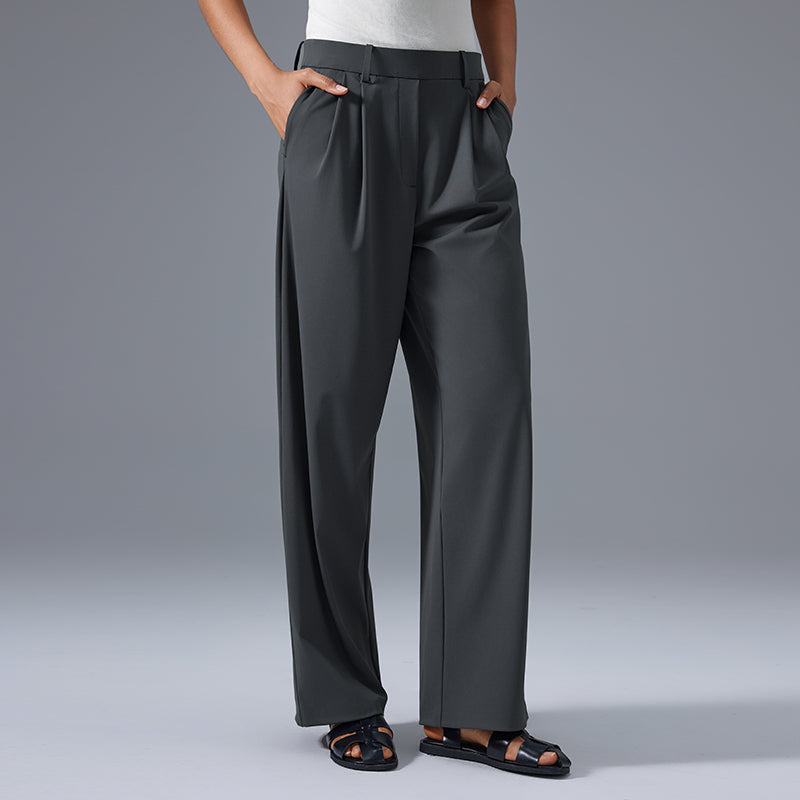 Wide Leg Pleated Pant