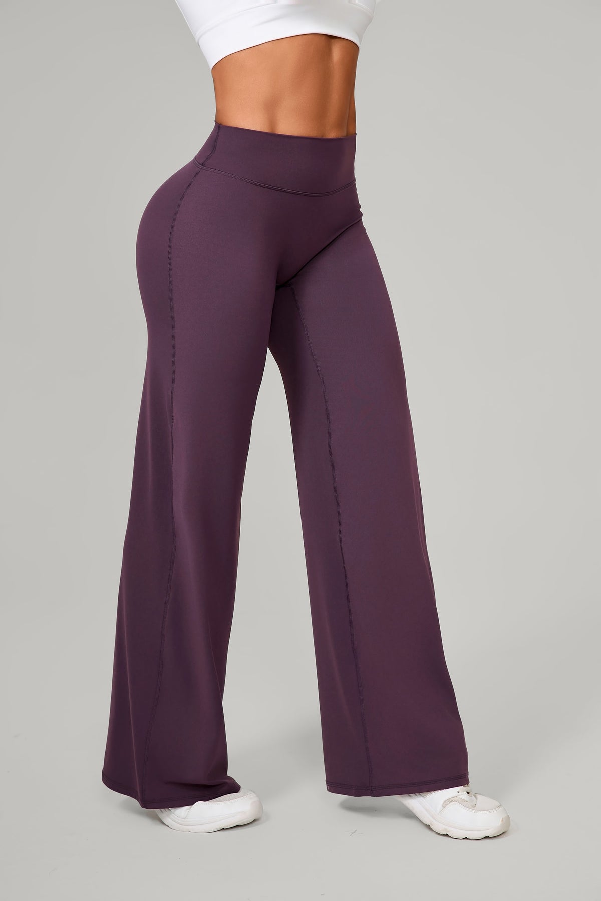 Flow High-Rise Wide Leg Pant - Morado