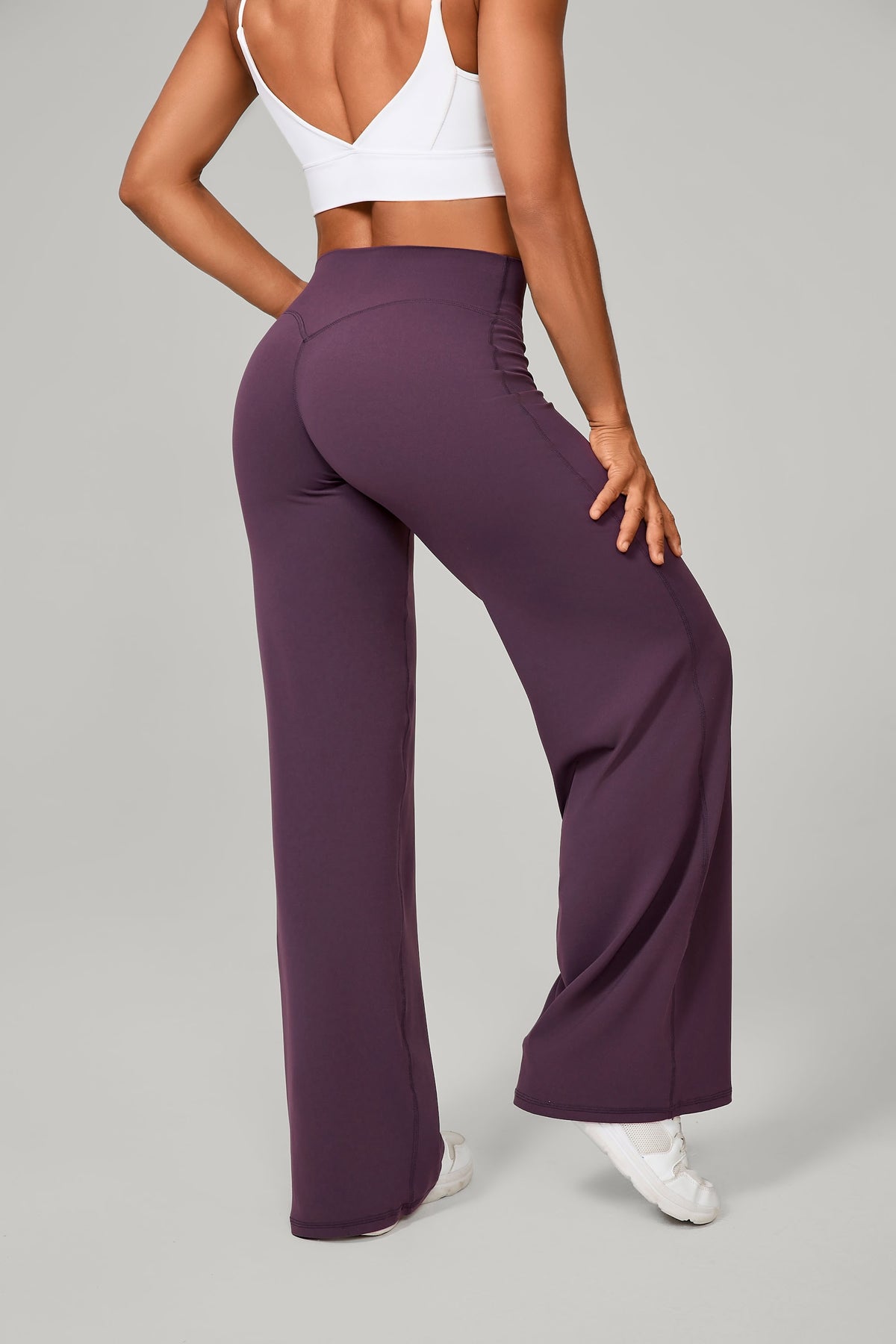 Flow High-Rise Wide Leg Pant - Morado