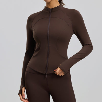 Contour Zip Jacket Espresso