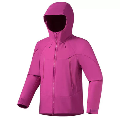 Softshell Hooded Jacket Fucsia