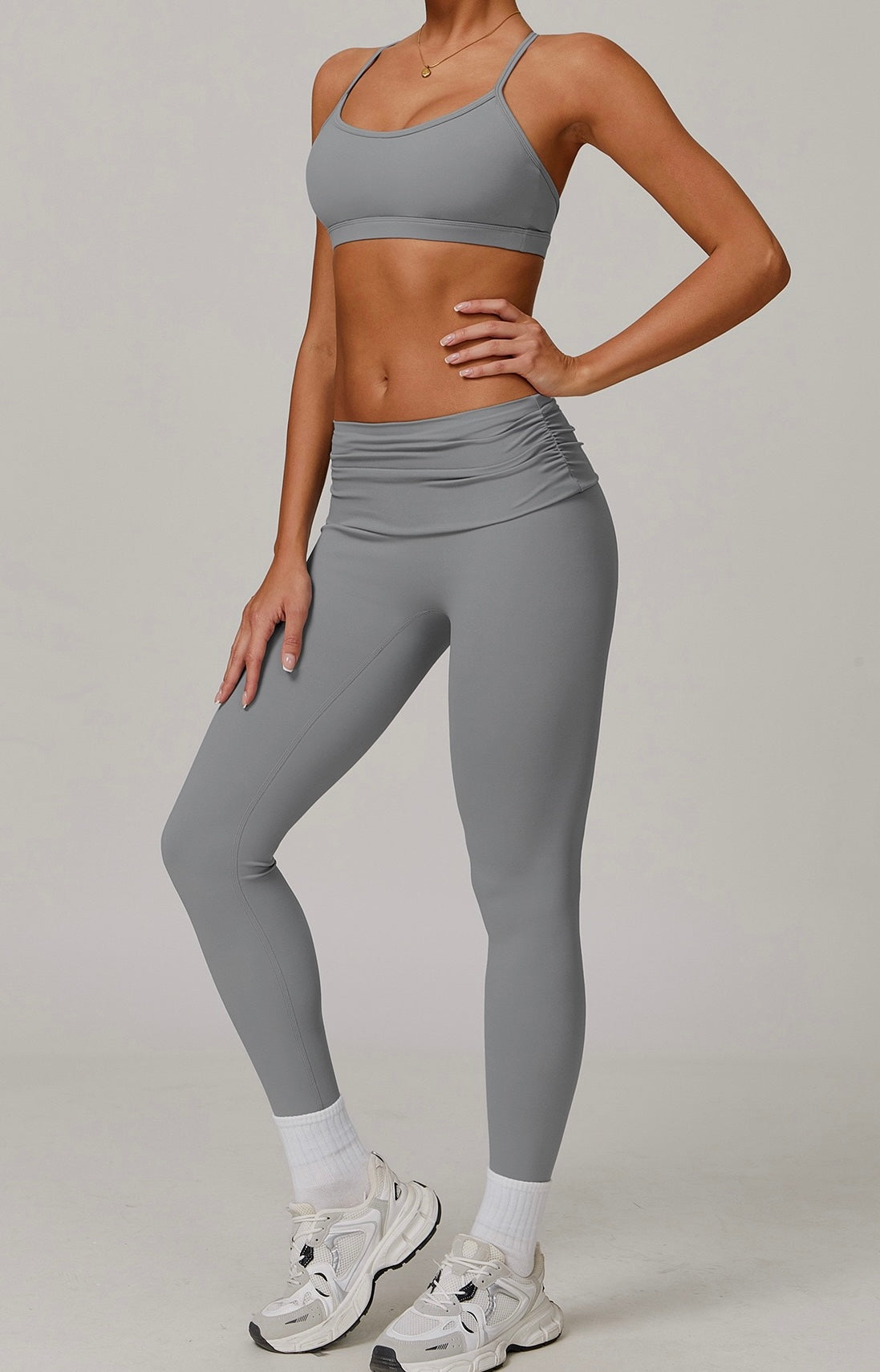 Foldover Legging Grey