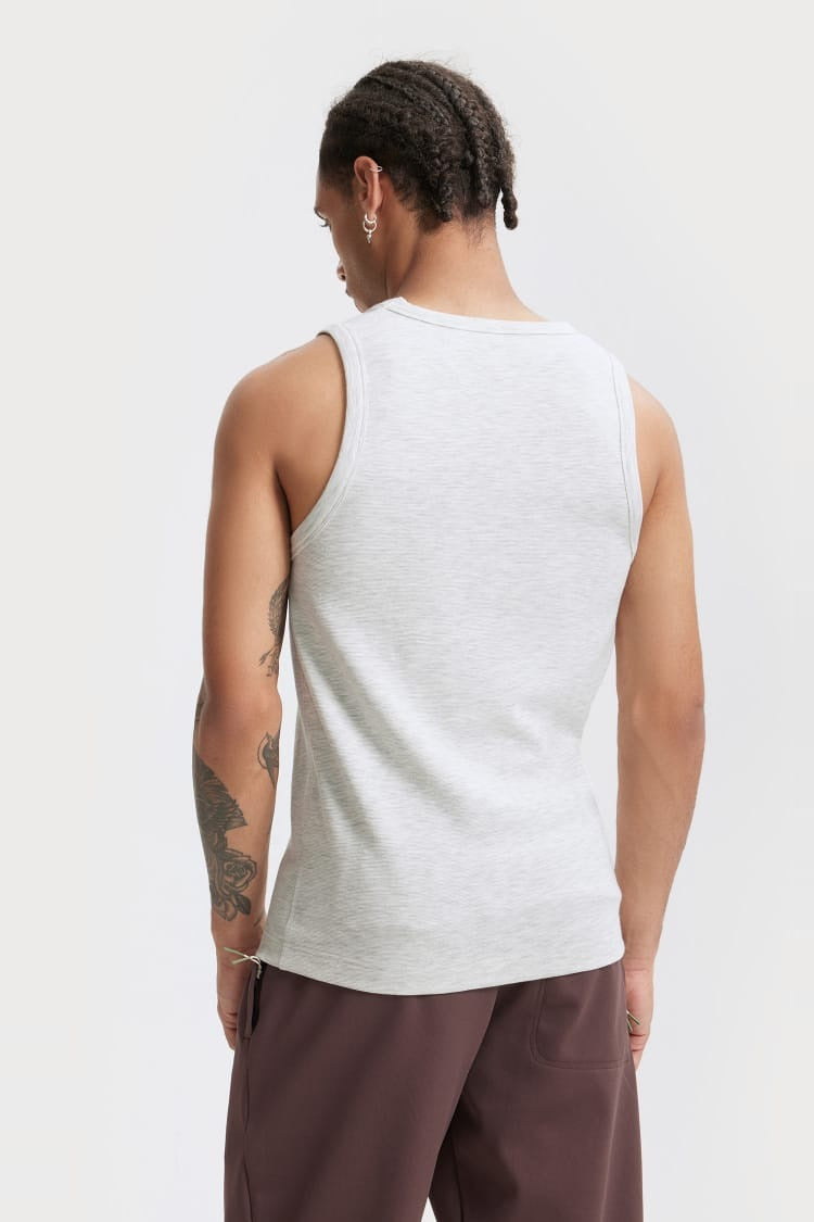 Essential Tank Top Gris - espalda