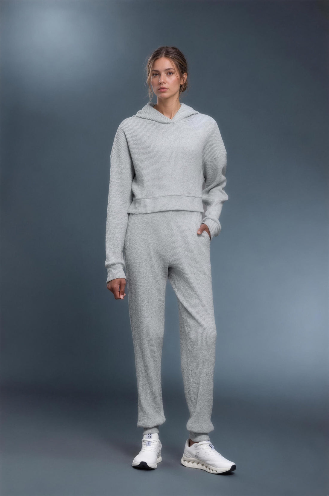 Sunday Rib Hoodie Set