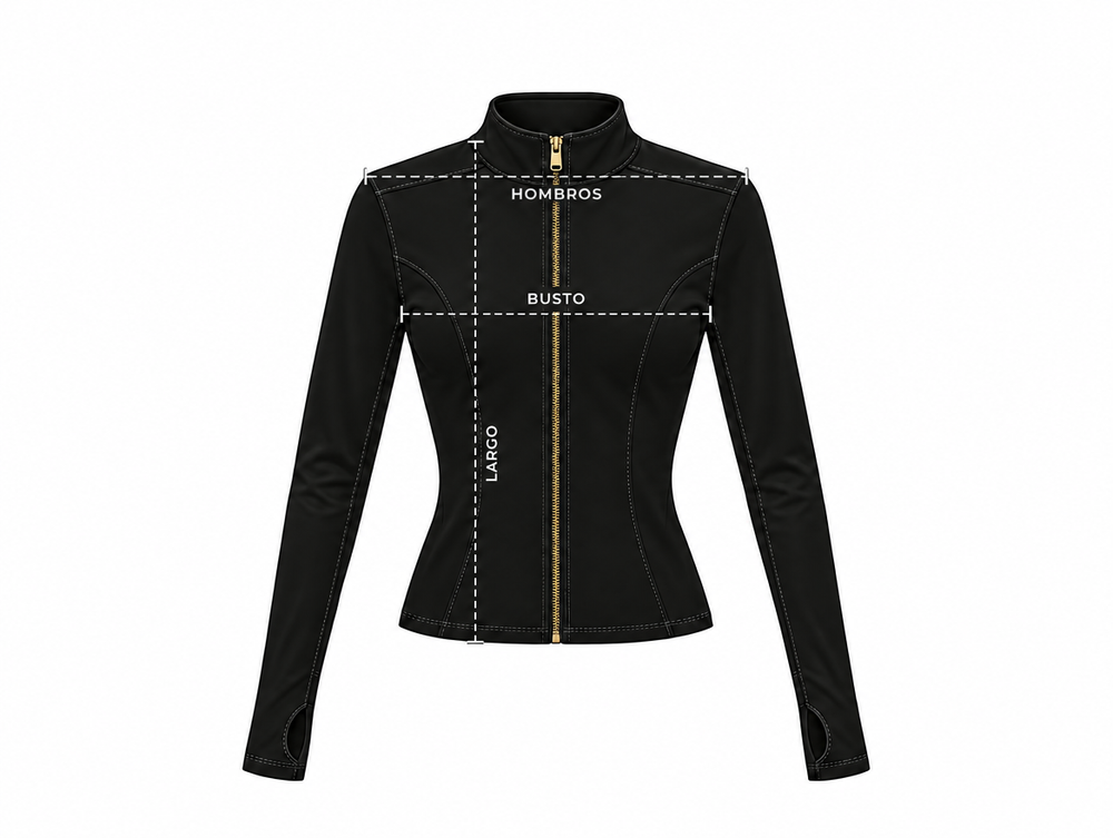 Gold Zip Yoga Jacket