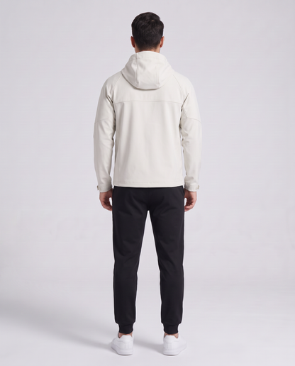 Softshell Hooded Jacket Hueso - espalda