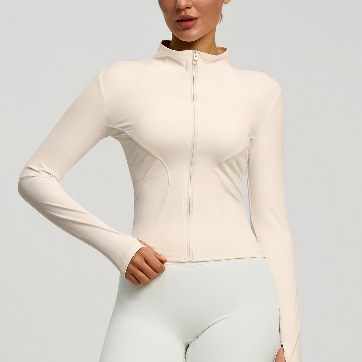 Sculpt Fitted Jacket Ivory
