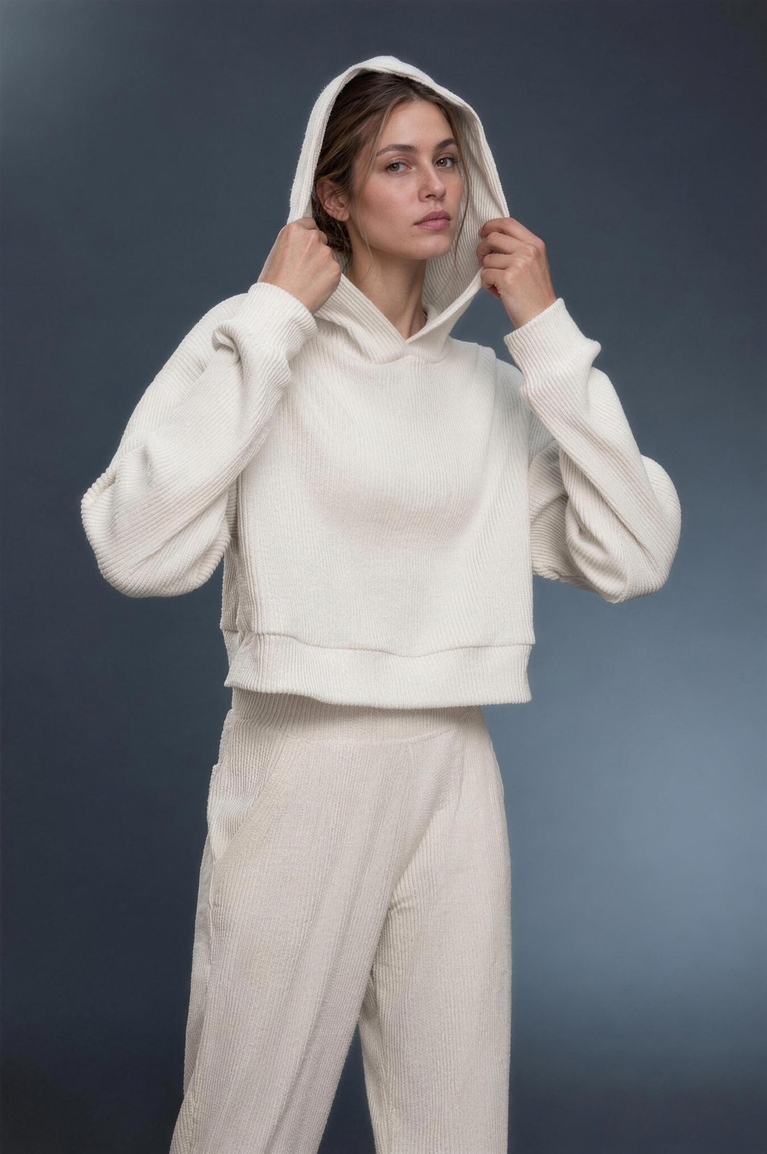 Sunday Rib Hoodie Set