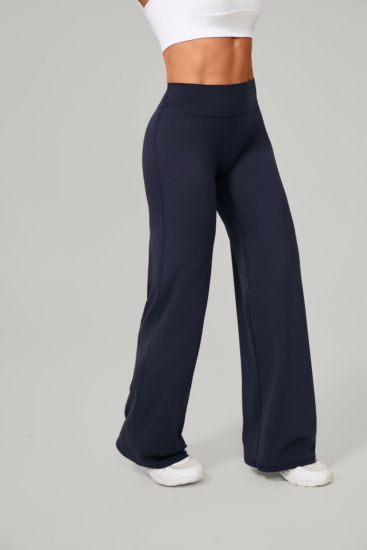 Flow High-Rise Wide Leg Pant - Marino