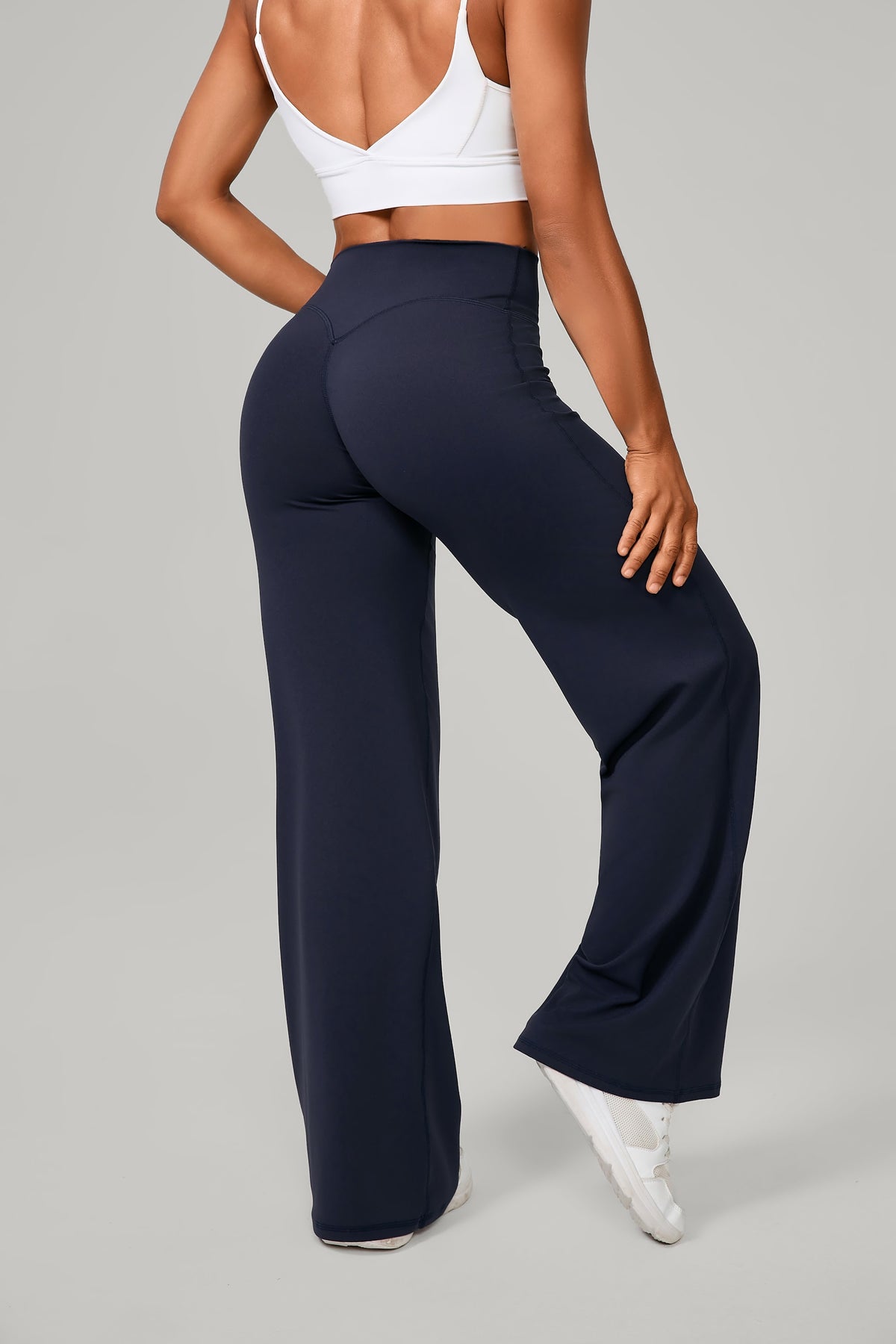 Flow High-Rise Wide Leg Pant - Marino