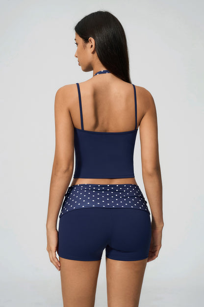 Polka Dot Layered Cami - Marino
