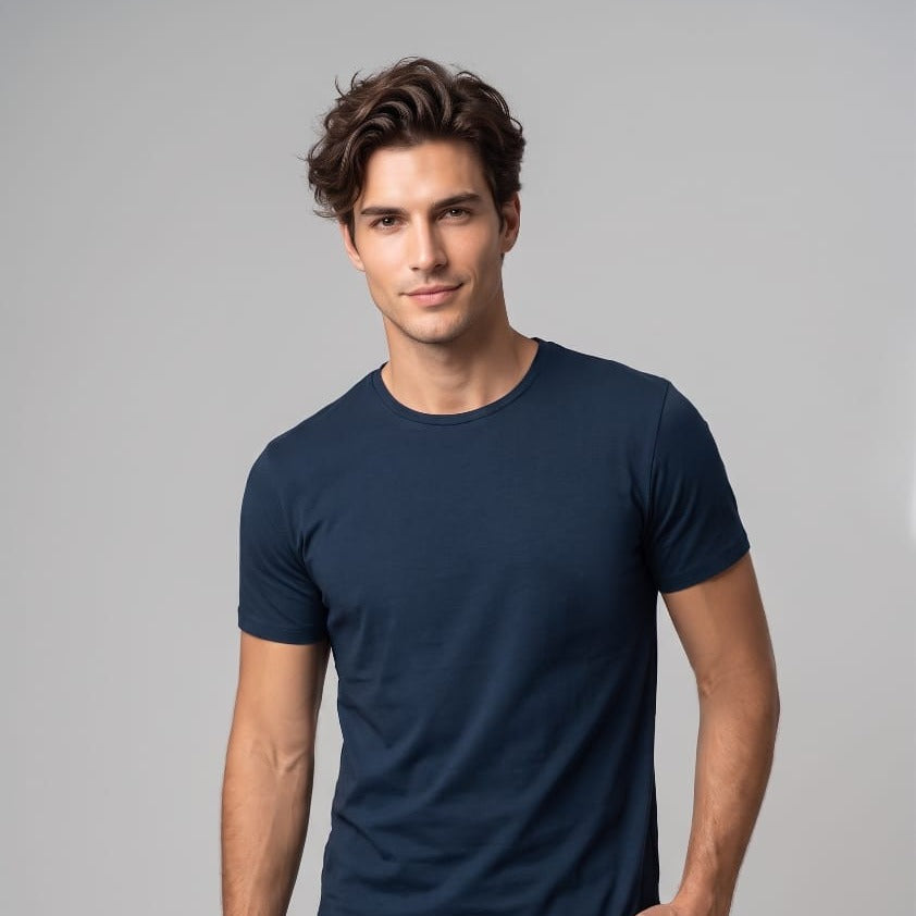 Essential Crew Tee Navy