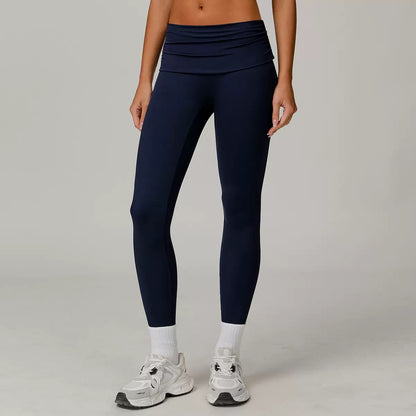 Foldover Legging Navy