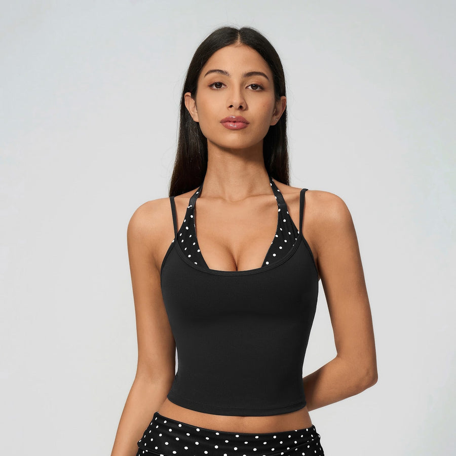Polka Dot Layered Cami