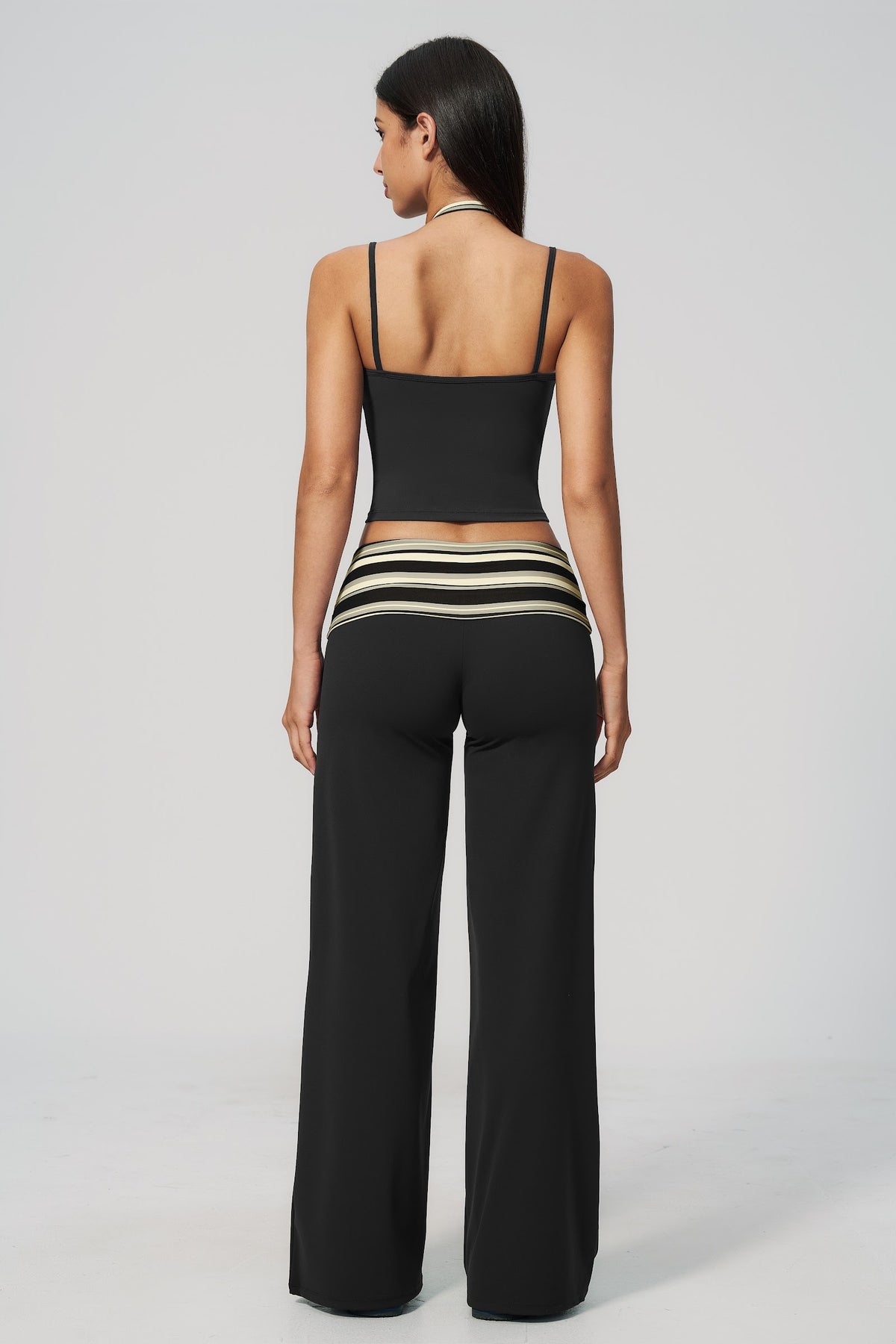 Stripe Layered Cami - Negro