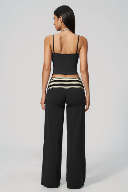 Stripe Layered Cami - Negro