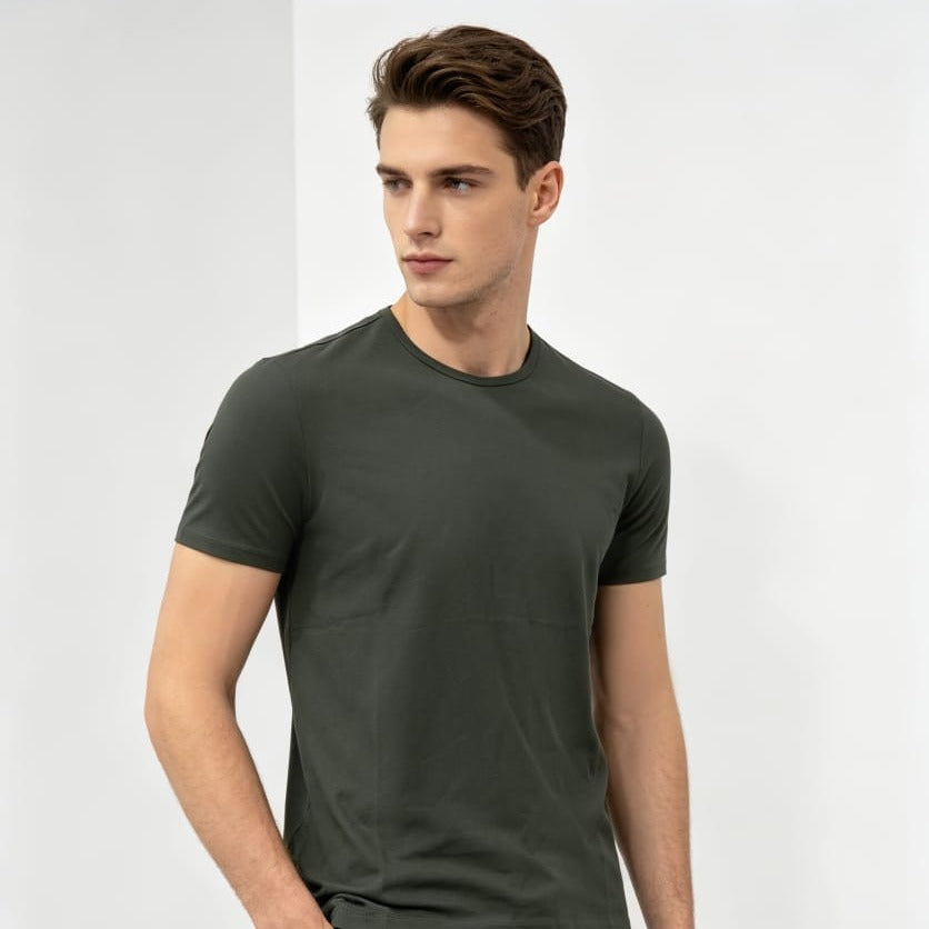 Essential Crew Tee Olive