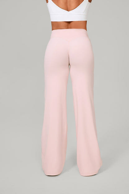 Flow High-Rise Wide Leg Pant - Rosa