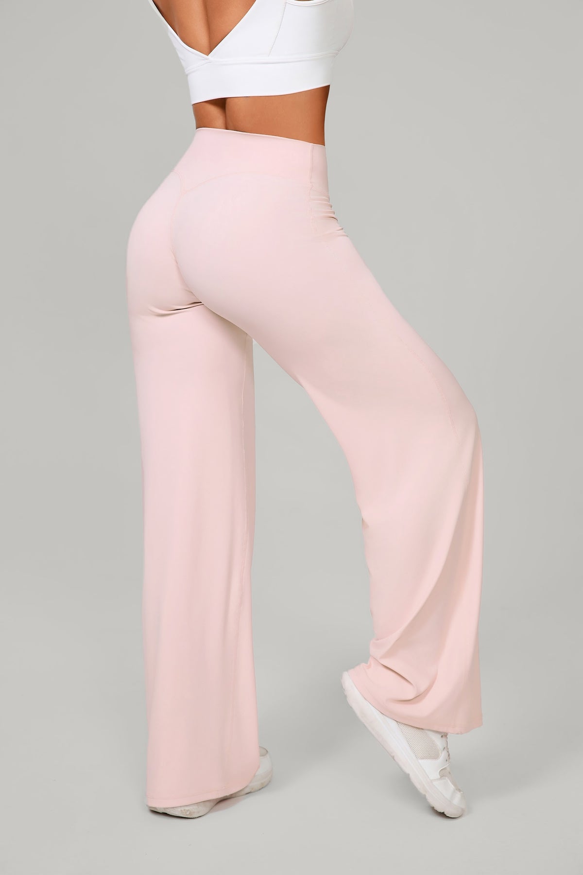 Flow High-Rise Wide Leg Pant - Rosa