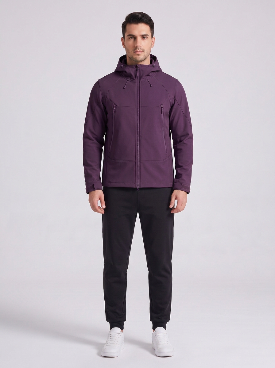 Softshell Hooded Jacket Uva - modelo