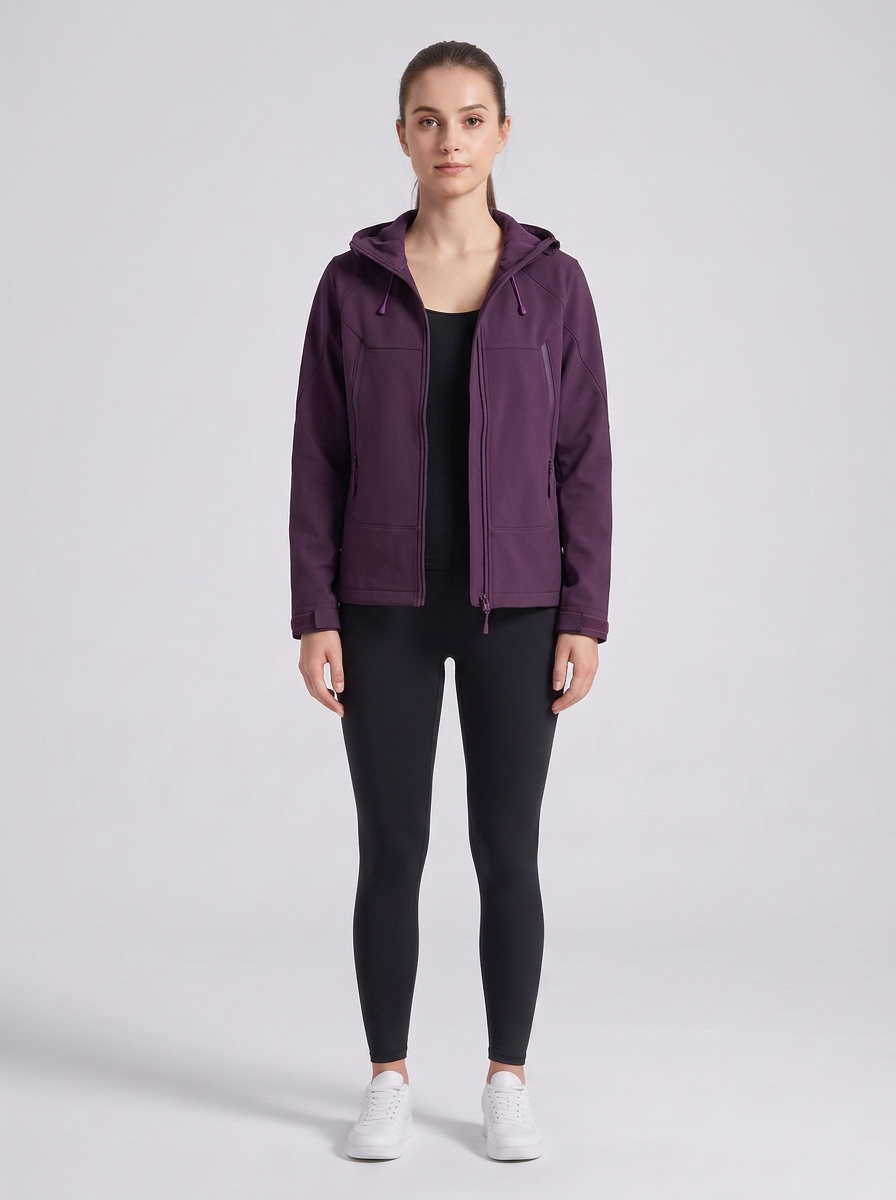 Softshell Hooded Jacket Uva - mujer