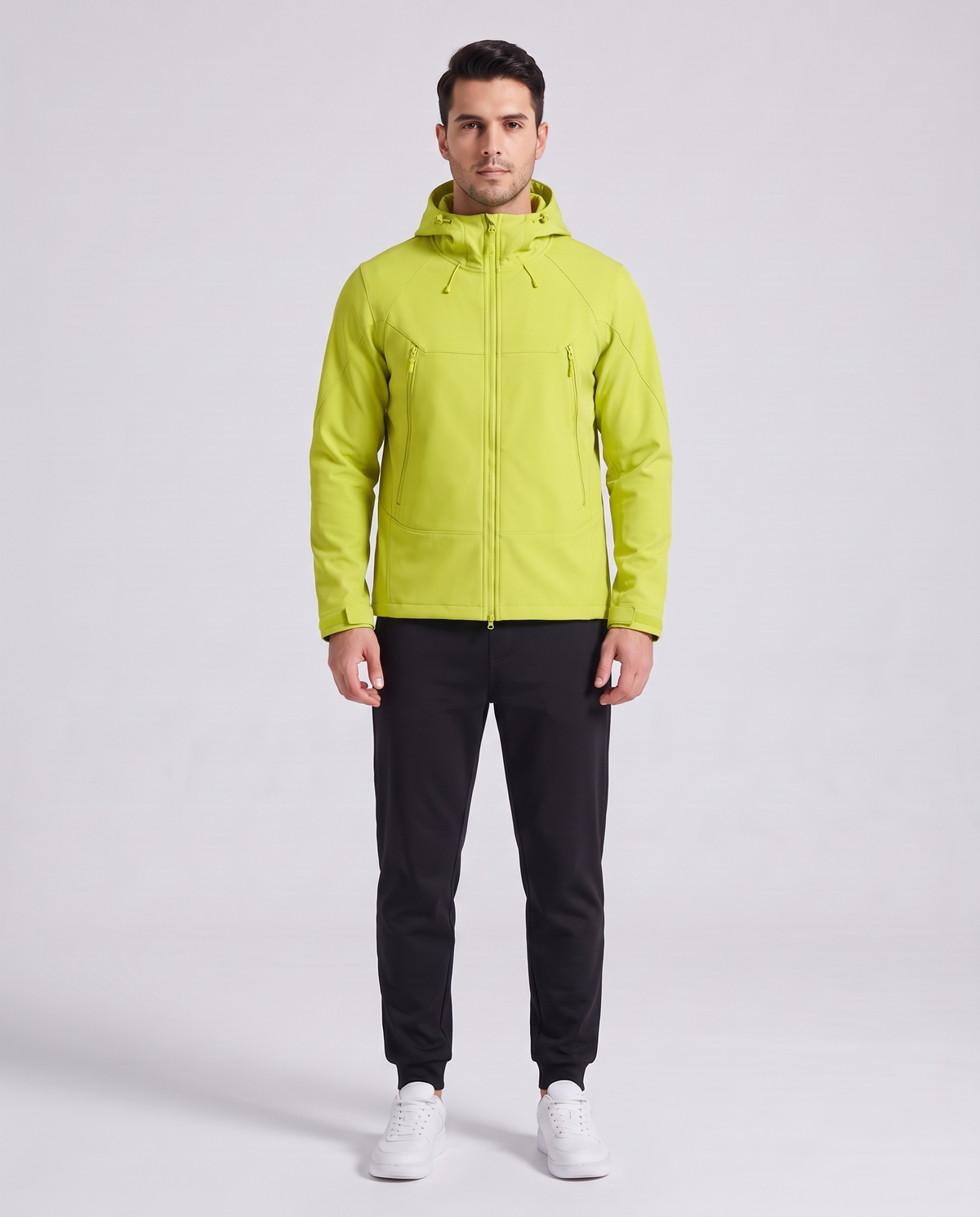 Softshell Hooded Jacket Verde