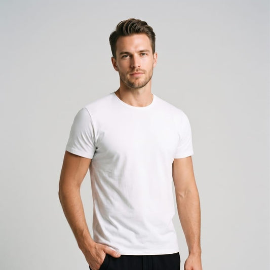 Essential Crew Tee White