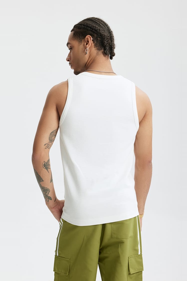 Essential Tank Top White - espalda