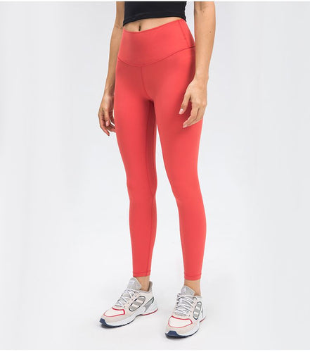 Essential Leggings 7/8 Coral red